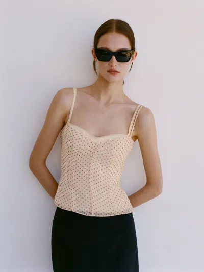 Reformation Fifer Top Ivory 8 In Neutral