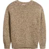 Reformation Finley Organic Cotton Crewneck Sweater In Burgundy