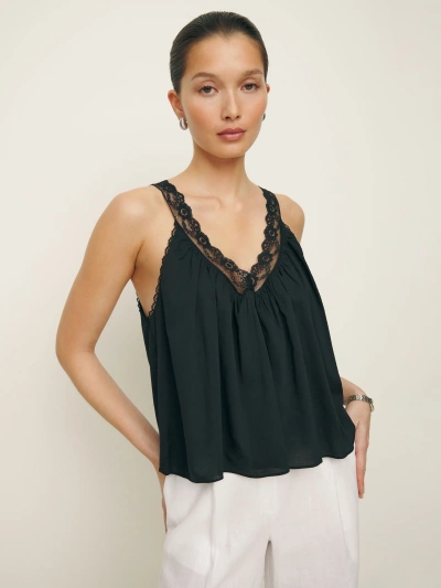 Reformation Fira Top In Black