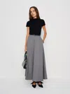 Reformation Petites First Light Skirt In Gray