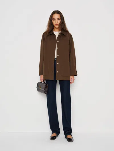 Reformation Fisher Oversized Trench In Brown