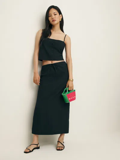 Reformation Fitz Two Piece In Black