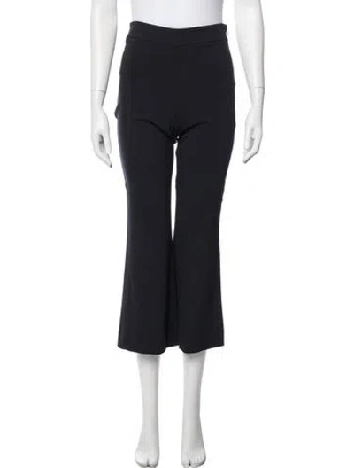 Pre-owned Reformation Flared Pants In Black