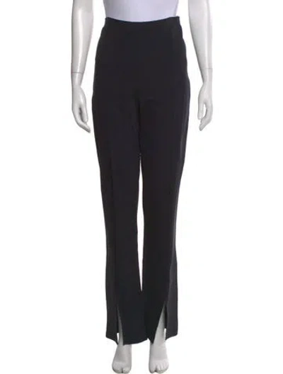 Pre-owned Reformation Flared Pants In Black