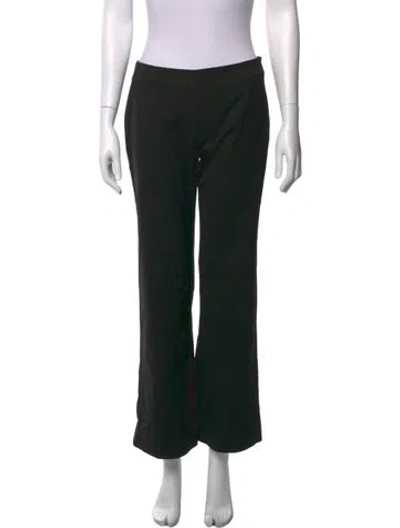 Pre-owned Reformation Flared Pants In Black