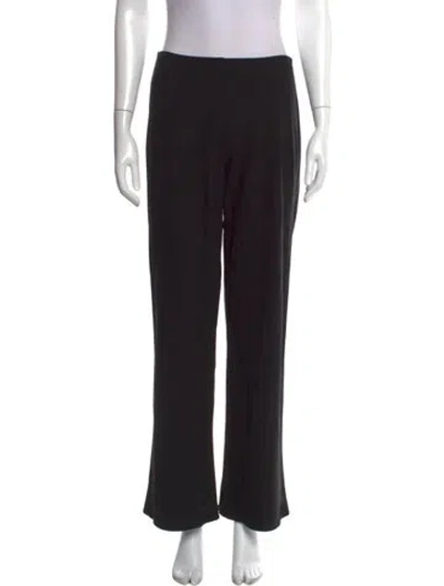 Pre-owned Reformation Flared Pants In Black