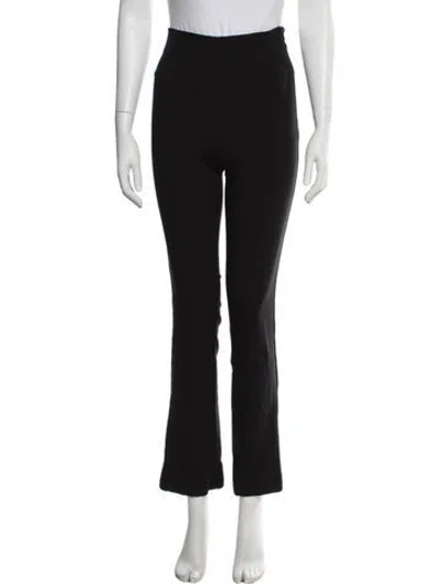 Pre-owned Reformation Flared Pants In Black