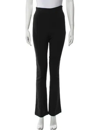 Pre-owned Reformation Flared Pants In Black