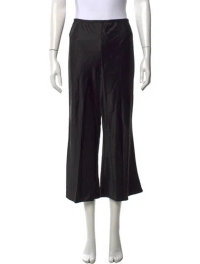 Pre-owned Reformation Flared Pants In Black
