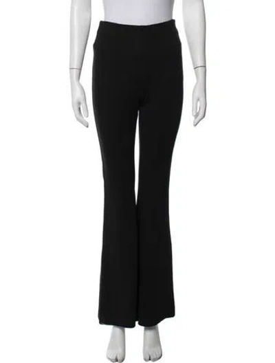 Pre-owned Reformation Flared Pants In Black