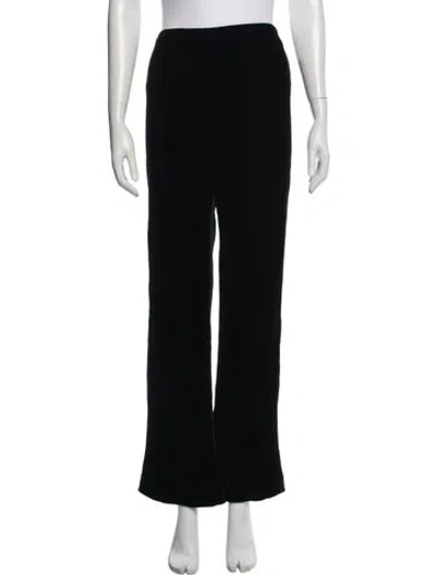 Pre-owned Reformation Flared Pants In Black