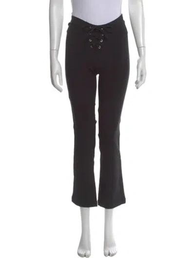 Pre-owned Reformation Flared Pants In Gray