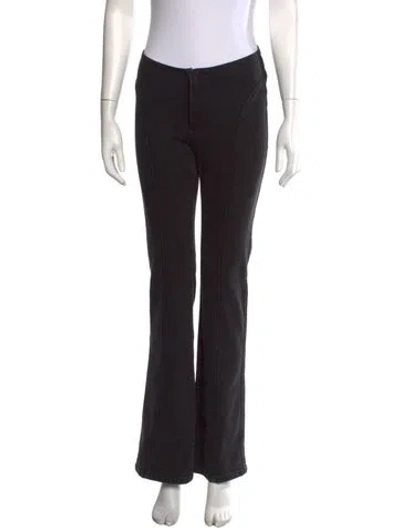 Pre-owned Reformation Flared Pants In Neutral
