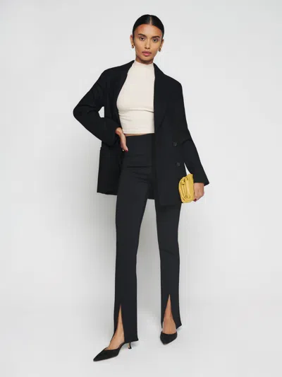 Reformation Fletcher Pant In Black