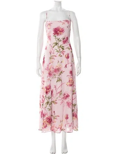Pre-owned Reformation Floral Print Long Dress