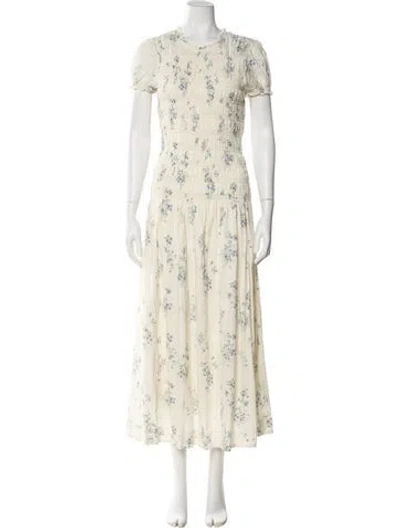 Pre-owned Reformation Floral Print Long Dress