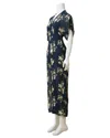Reformation Floral Print Plunge Neckline Jumpsuit In Multi