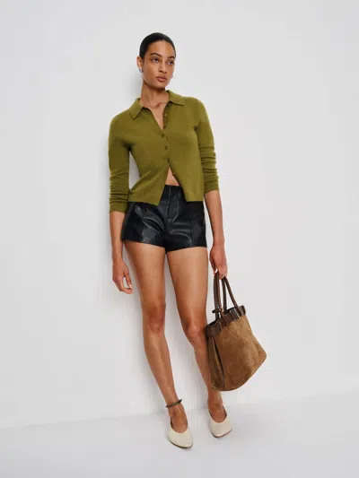 Reformation Florentina Cashmere Collared Cardigan