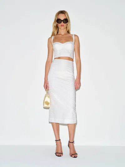 Reformation Fontana Two Piece Ivory 10 In White