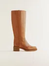 Reformation Frances Knee High Boot In Whiskey Leather