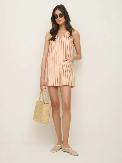 Reformation Francisca Dress In Resort Stripe