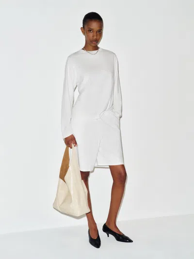 Reformation Frank Knit Short Ivory Large In White