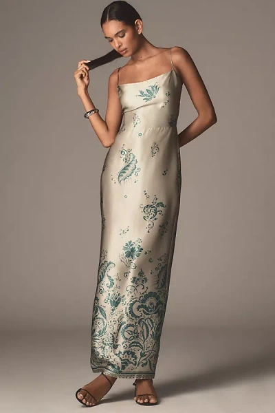 Reformation Frankie Silk Maxi Dress