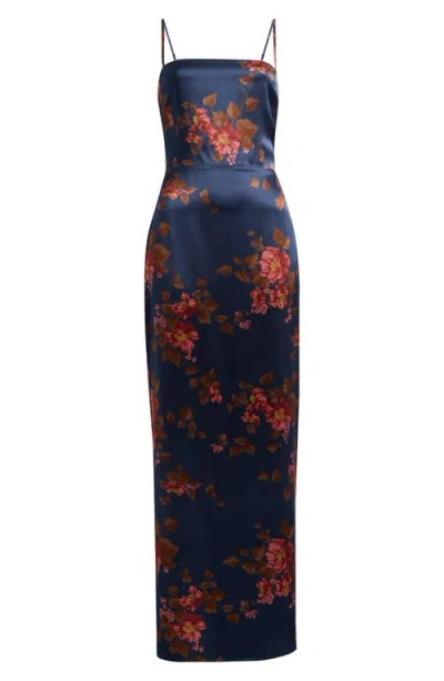 Reformation Frankie Silk Slipdress In Multi