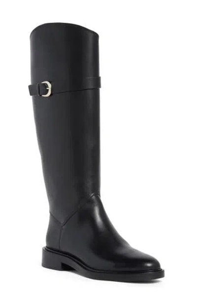 Reformation Franklin Leather Knee High Boot In Black