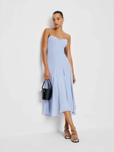 Reformation Fredo Dress In Blue