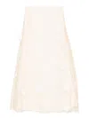 Reformation Gabriella Skirt In Neutral