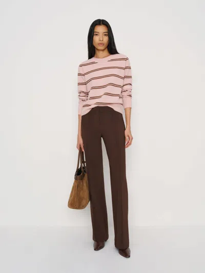Reformation Gael Knit Pant Brown 6
