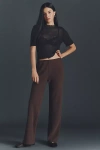 Reformation Gale Mid-rise Bias Pants In Brown