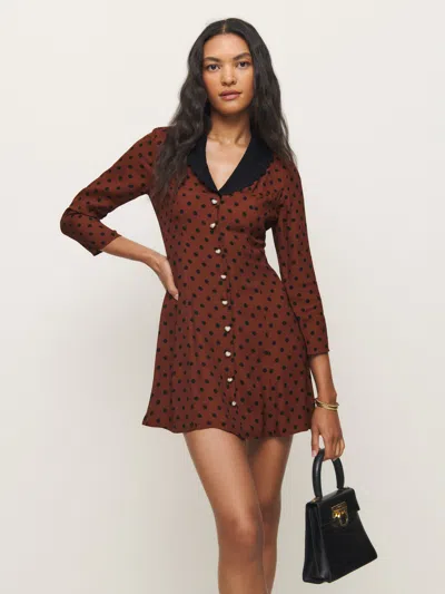 Reformation Galene Dress In Multicolor
