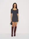 Reformation Gene Dress In Black