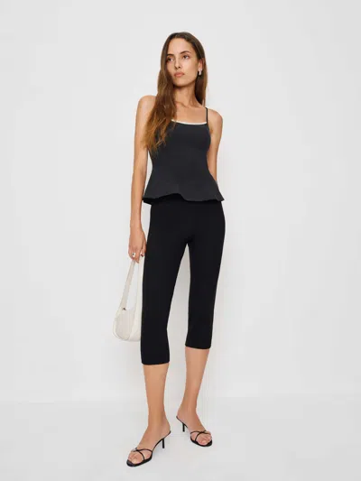Reformation Genevieve Top In Black