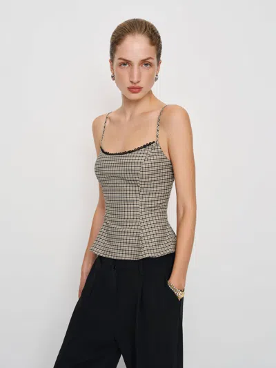 Reformation Genevieve Top In Gray