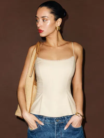 Reformation Genevieve Top In Sugar