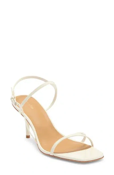 Reformation Genni Strappy Sandal In White