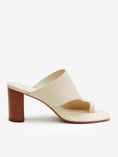 Reformation Gibson Heeled Sandal In Brown