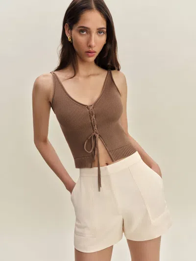 Reformation Gibson Short In White