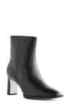 Reformation Gillian Ankle Boots In Black Leather