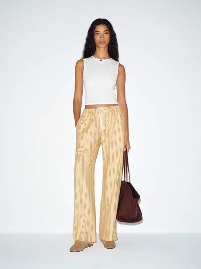 Reformation Gina Pant Yellow Xs