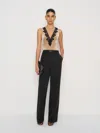 Reformation Gisele High Rise Pant Black 12 In Black
