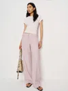 Reformation Gisele Low Rise Pant In Pink