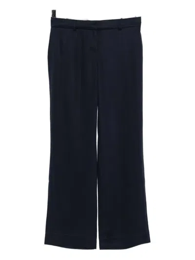 Reformation Giselle Trousers In Blue