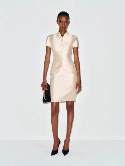 Reformation Gloria Two Piece Ivory 10 In Neutral