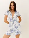 Reformation Grady Dress In Lupine