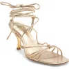 Reformation Gray Knotted Sandal