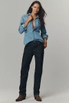 Reformation Greer Mid-rise Jeans In Blue